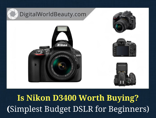 カメラ デジタルカメラ Nikon D3400 in (2023): Simplest DSLR for Beginners (Review)