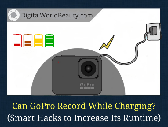 gopro hero 9 charging while recording